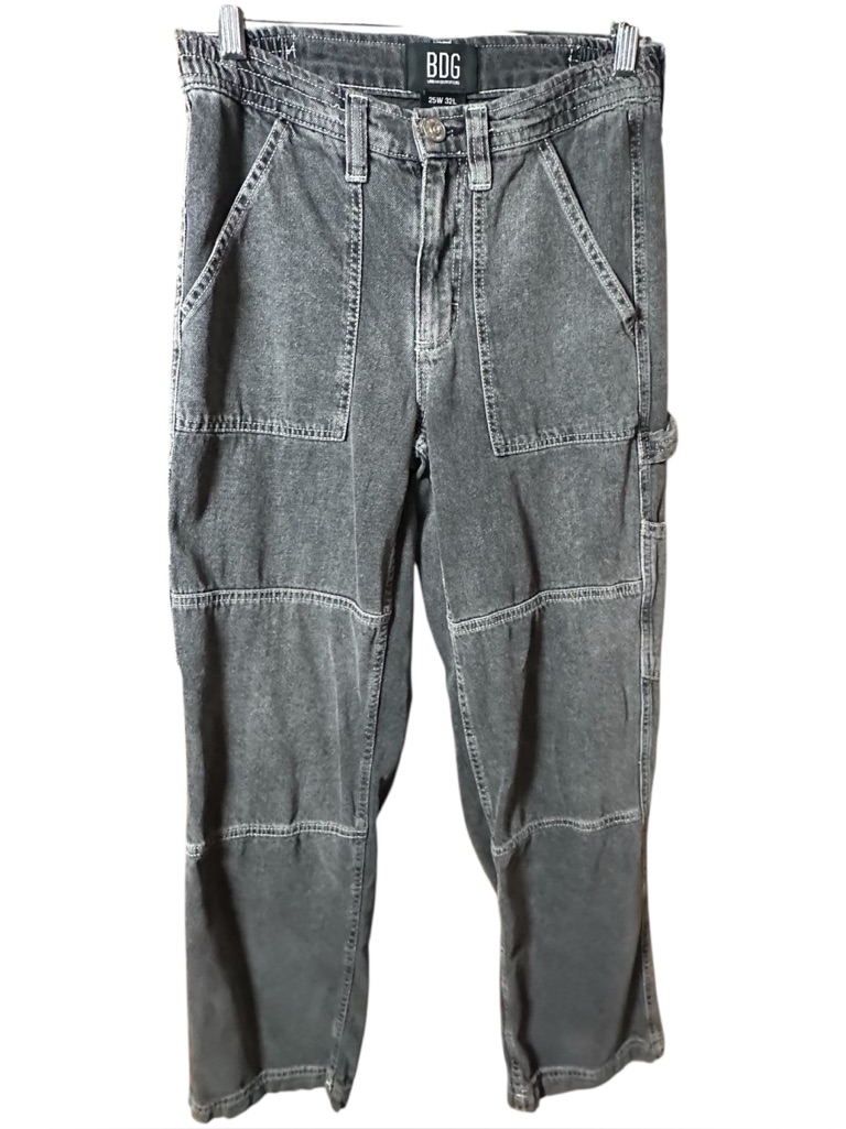 5 For $50 Sale Bdg Womenâs Washed Black Cargo Utility Pants